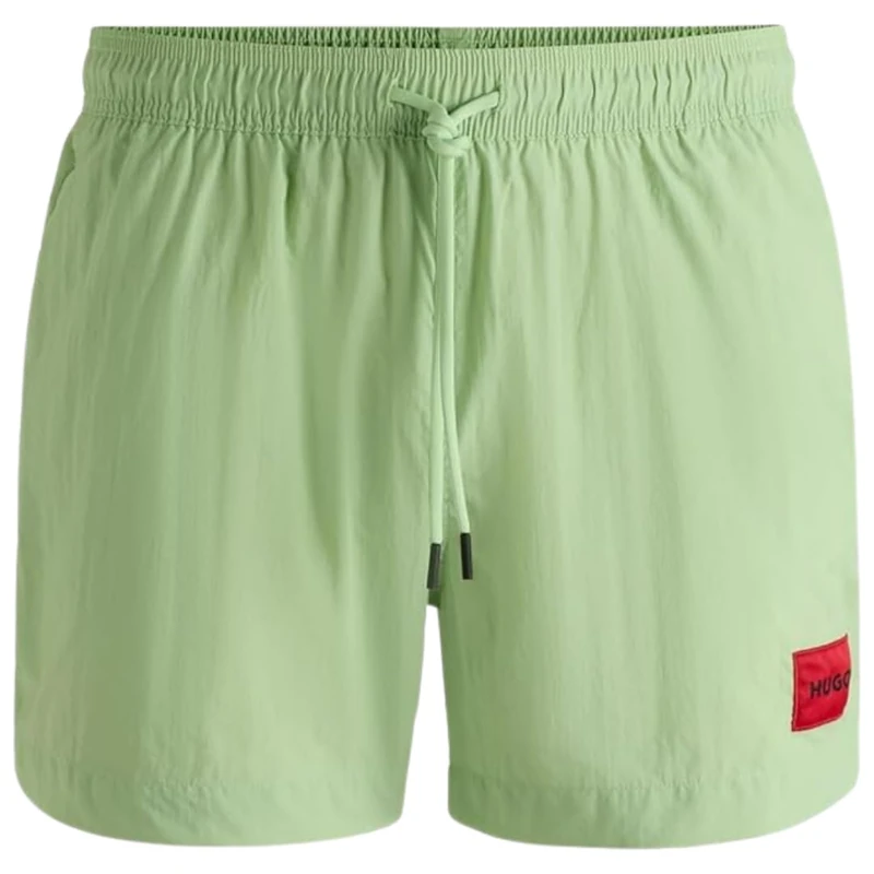 Hugo Men's Dominica 10238035 01 Swim_Short, 201 Dark Brown, Small - Image 1