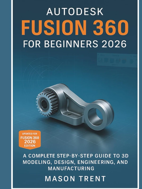 Autodesk Fusion 360 for Beginners 2026: A Complete Step-by-Step Guide to 3D Modeling, Design, Engineering, and Manufacturing (The Complete CAD Learning Series)