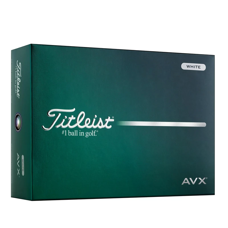Titleist AVX Golf Ball - White, Pack of 12, Numbers 1-4