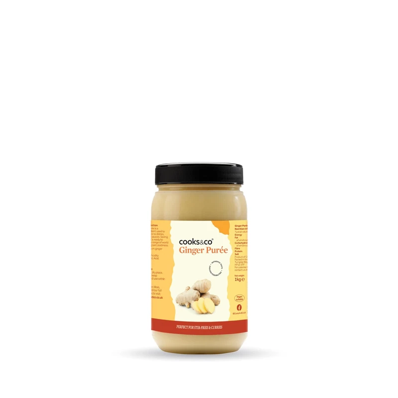 Cooks&Co Ginger Puree 1kg (Pack of 4)