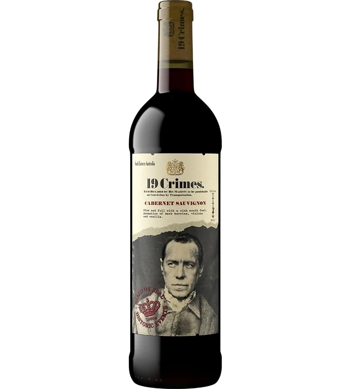 19 Crimes Cabernet Sauvignon Red Wine, 75cl (Pack of 6)
