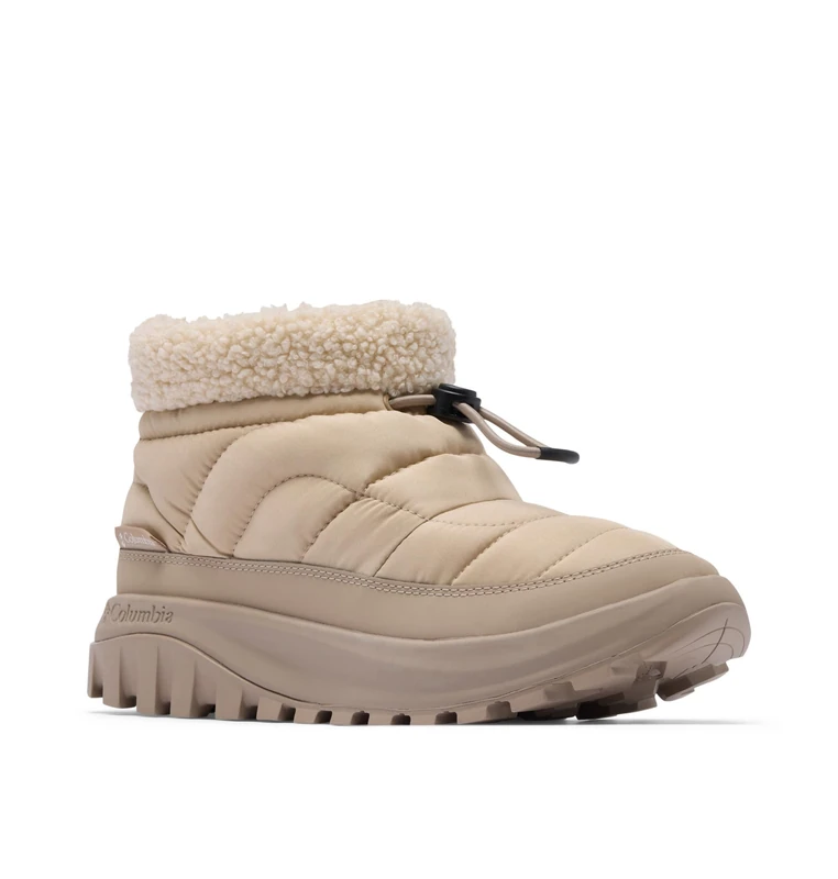Columbia Women's Snowtrot Shorty, Snow Boots, Ancient Fossil/Oxford Tan, 4.5 Regular