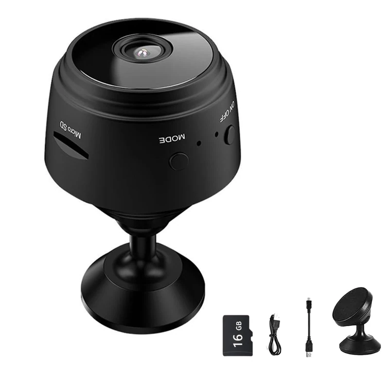 Guardhouse Camera, Guard House Security Camera - 1080P Full HD Night Vision, Mini 4G/WiFi Wireless, Wide-Angle Coverage, High Battery Life, Quick Setup for Home/Door/Garage (64G)