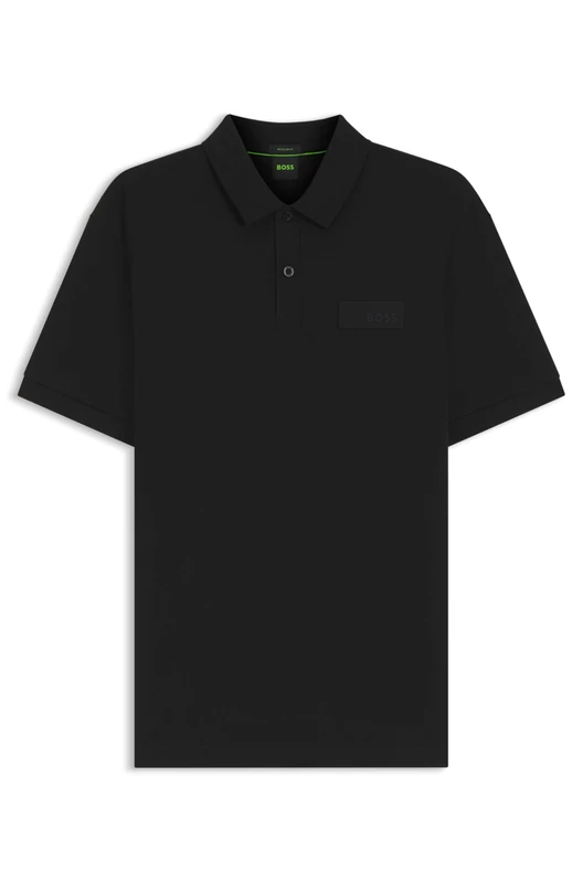BOSS Men's Paddy Structure 10280616 01 Polo, 001black, 3XL