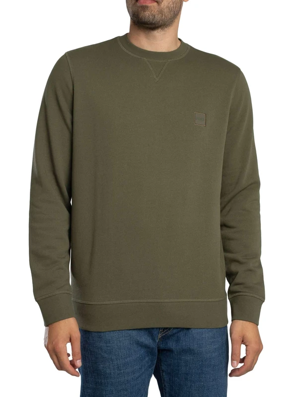 BOSS Men's Sweatshirt, 325bright green, S