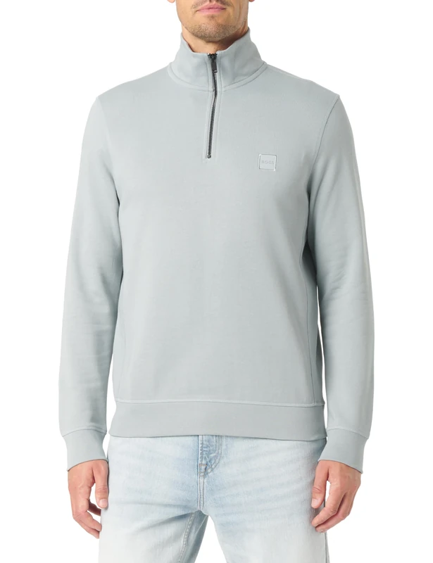 BOSS Men's Sweatshirt, 084open Grey, M