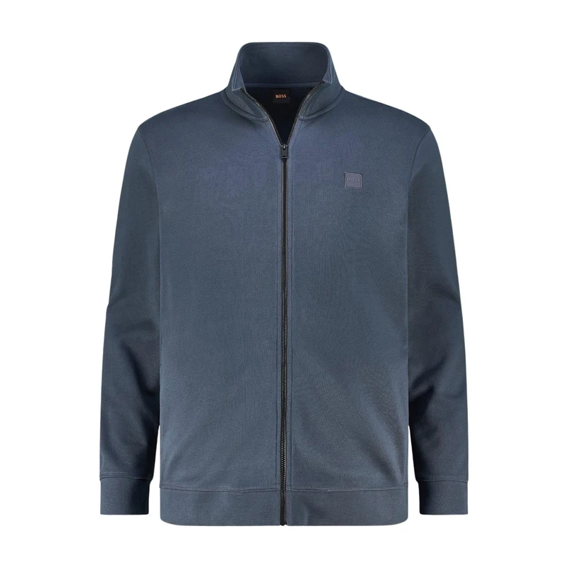 BOSS Men's Zestart 10234591 02 Jersey_Jacket_l, 406 Dark Blue, XXL