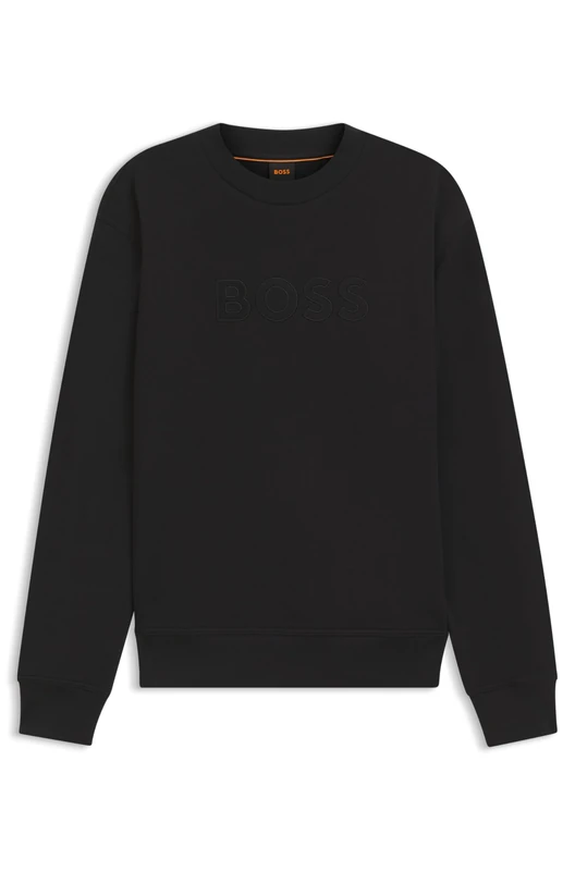 BOSS Men's We_Logo 10281407 01 Sweatshirt, 001black, 3XL