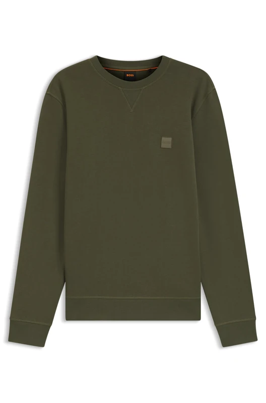 BOSS Men's Sweatshirt, 325bright green, 5XL