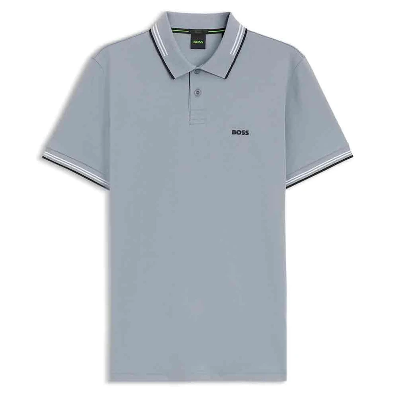 BOSS Men's Paul 10255848 01 Polo, 030 Medium Grey, XL
