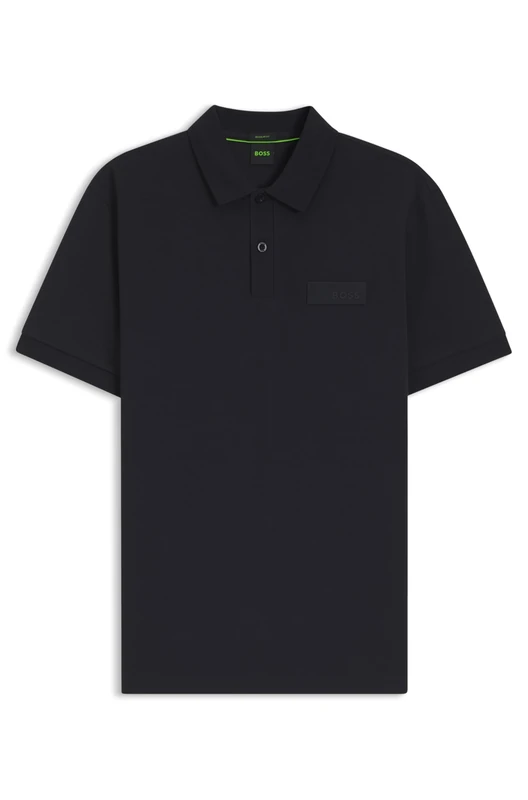 BOSS Men's Paddy Structure 10280616 01 Polo, 402 Dark Blue, XXL - Image 1
