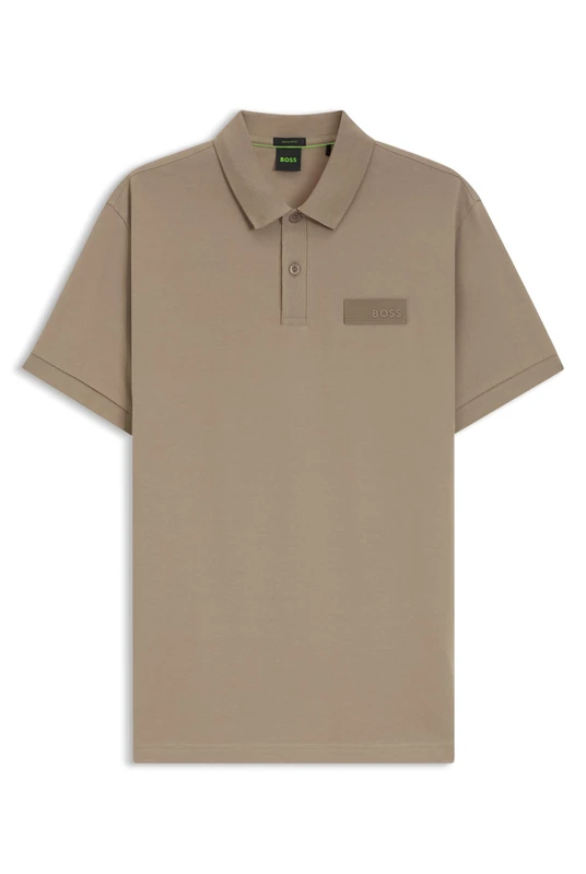 BOSS Paddy Poloshirt Mit Strukturiertem Logo-Patch