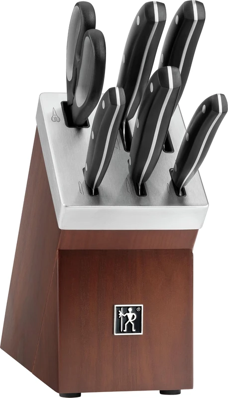 HENCKELS by ZWILLING Everyday Knife Block Set, 7 Pieces, Ash, Brown