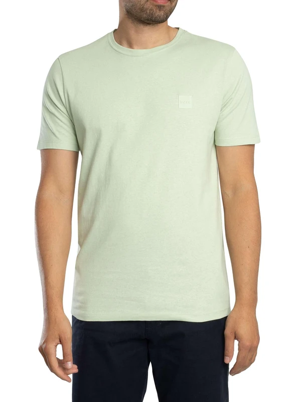 BOSS Men's Tales 10242631 02 T-Shirt, 384open Green, XL - Image 1