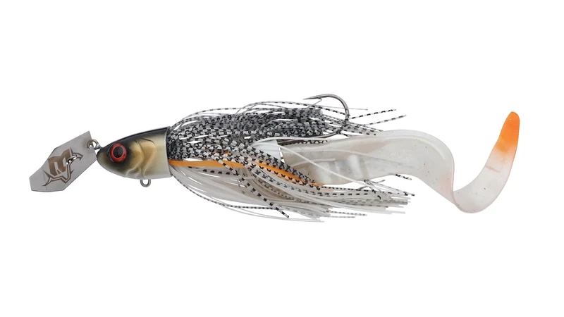 Abu Garcia Beast Bladed Jig Fishing Bait | Customisable Predator Fishing Lure | Waterpushing Blade & Internal Rattle | Quick Link System | Softbaits | Pike & Predator Lure | Pack of 4 | Roach