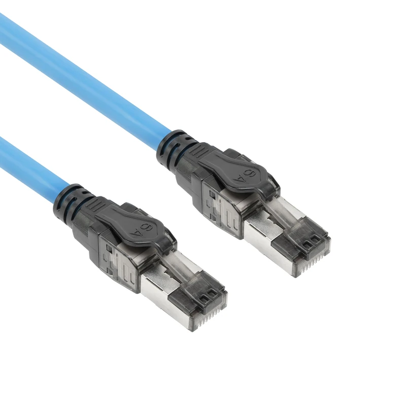 ACT CAT6A S/FTP Installation Cable 90m Pre Assembled 4PPoE 100W Support 23AWG B2ca Rated RJ45 Connector for High Risk Environments Male to Male - FB0090