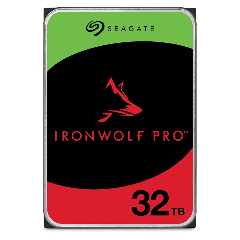 Seagate IronWolf Pro 32TB, NAS internal hard drive, 3.5", 7200 U/Min, CMR, 512 MB Cache, SATA 6 GB/S, Data Rescue Service (ST32000NT00)