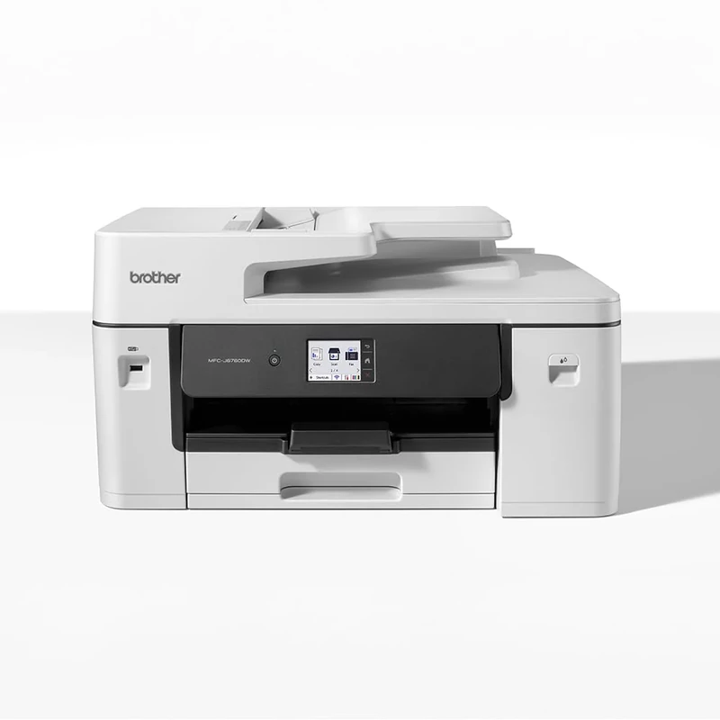 Brother MFC-J6760DW Wireless Colour Inkjet Printer, A3 and A4 4-in-1 (Print/Copy/Scan/fax), Wi-Fi/USB/NFC, 250 sheets, 6.8cm touchscreen, UK Plug