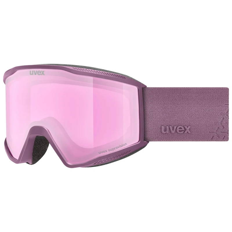 Uvex Unisex-Adult, blast FM ski goggles, plum matt/purple-clear, one size