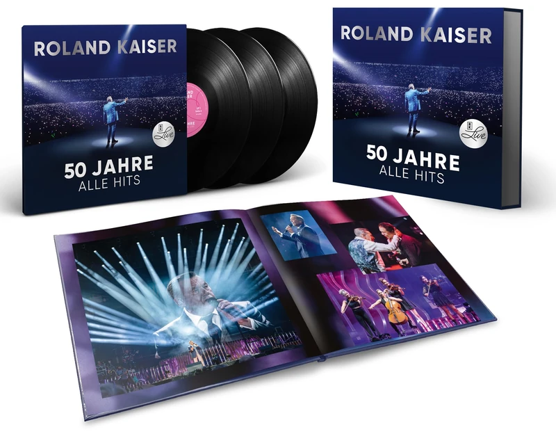 Ltd. 3lp: Roland Kaiser - 50 Jahre. Alle Hits.Live [VINYL] - Image 1