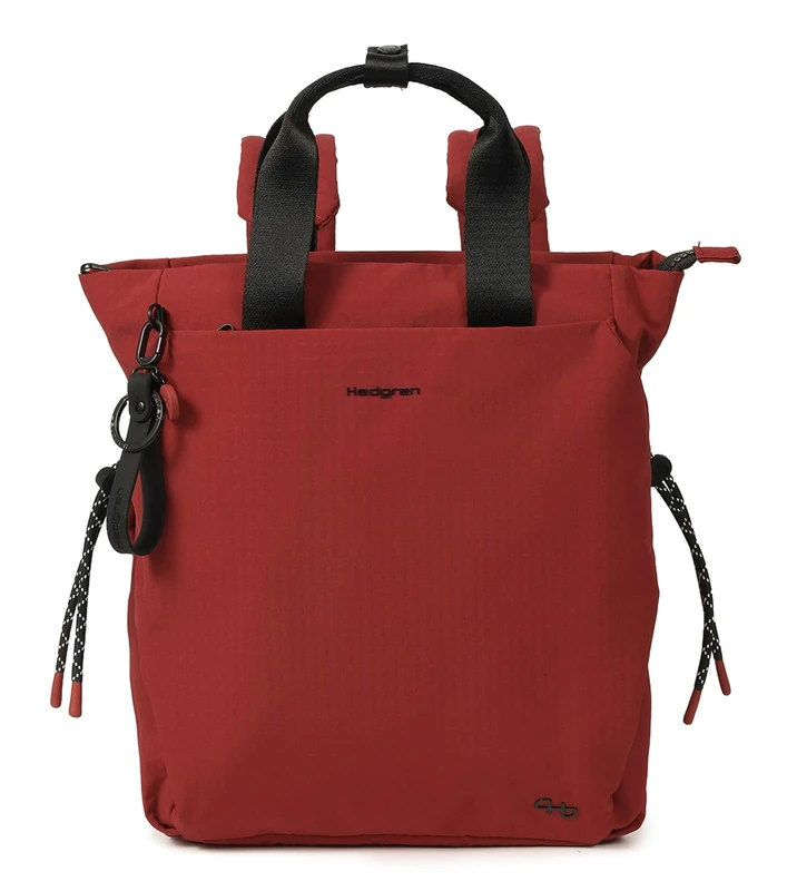 Hedgren Norio Backpack 2 Handles Dahlia Red Dark Red