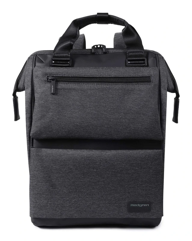 Hedgren Backpack 1 Compartment 15.6" + Rfid Unisex Adult Backpack (Pack of 1), Stylish Grey, One Size, Business