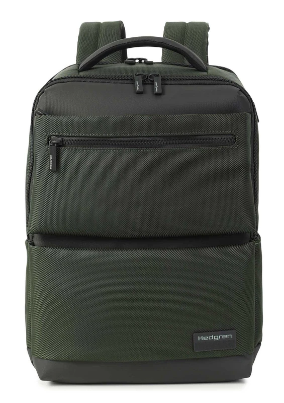 Hedgren Backpack Leisure Backpack with Laptop Compartment Drive Backpack 2 Compartments 14.1 Inch RFID Deep Depths Dark Green