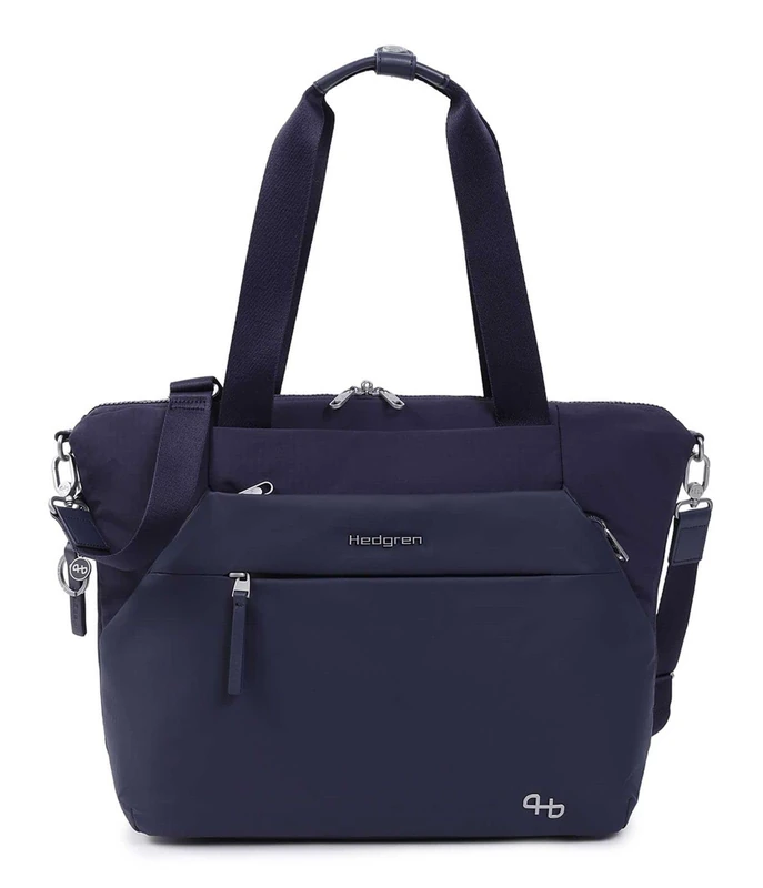 Hedgren laptop bag shoulder bag with laptop compartment Furo Kicho Horizontal Tote Exp 14" Peacoat Blue navy