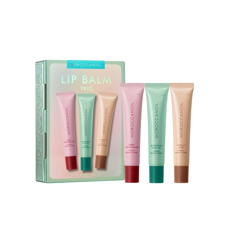 Moroccanoil Lip Balm 3 Piece Set