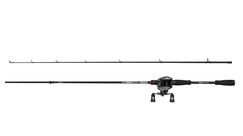Abu Garcia Max X Casting Rod & Reel Combo | Freshwater Low Profile Baitcaster Reel | 24T Graphite Blank | 5+1 Bearing System | Asymmetric Design | Predator Lure Fishing Set | 2000 | 2.13m | 10-45g
