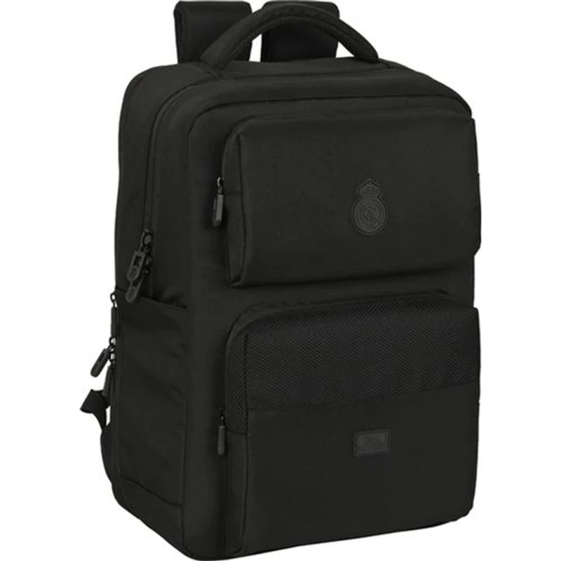 Safta Unisex Kid's Real Madrid Portátil 15,6 Oficial – Mochila Escolar Y Deportiva para Estudio O Oficina Rea Backpack, Premium 15.6 USB, One Size - Image 1