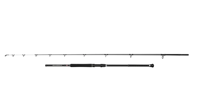 PENN Squadron IV Uptide Spin Fishing Rod | Saltwater Spinning Rod for Cod, Smoothhounds & Rays | Short Butt Long Tip Design | 24T Carbon Blank | Dura-Guide Guides | 3.00m | 6-10 oz