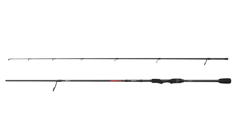 Abu Garcia Vendetta Spinning Fishing Rod | Freshwater Predator Lure Rod | Fast Action Carbon Blank | Anti-Tangle Guides | Full Carbon Reel Seat | Lightweight & Sensitive | 2.13m | 7-28g