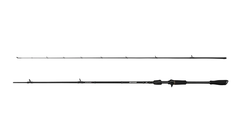 Savage Gear Revenge SG2 Light Game Baitcasting Fishing Rod | Freshwater Predator Casting Rod for Small & Medium Lures | 24+30T Carbon Blank | Fast Action | SeaGuide CCS Guides | 2.13m | 7-22 g