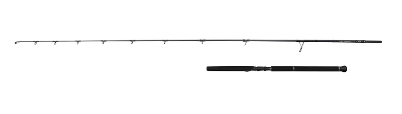 Savage Gear Defiance SG2 Offshore Spinning Fishing Rod | Saltwater Predator Rod for Tuna, Mahi Mahi & Amberjack | 24/30T Carbon Blank | SeaGuide Gunsmoke Guides | 2.54m | 50-150 g