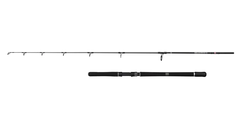 PENN Squadron IV Jigging Spin Fishing Rod | Saltwater Spinning Rod for Cod, Pollock & Haddock | Jig & Medium-Heavy Lure Control | 24T Carbon Blank | Dura-Guide Guides | 2.04m | 300-600 g
