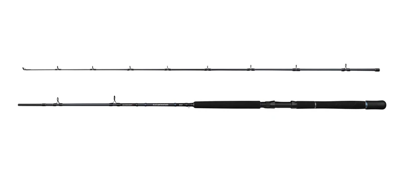 Savage Gear Salmonoid SG2 Trolling Fishing Rod | Saltwater Trolling Casting Rod for Salmon & Trout | 24+30T Carbon Blank | Parabolic Action | SeaGuide Guides | 2.13m | 12-20lb