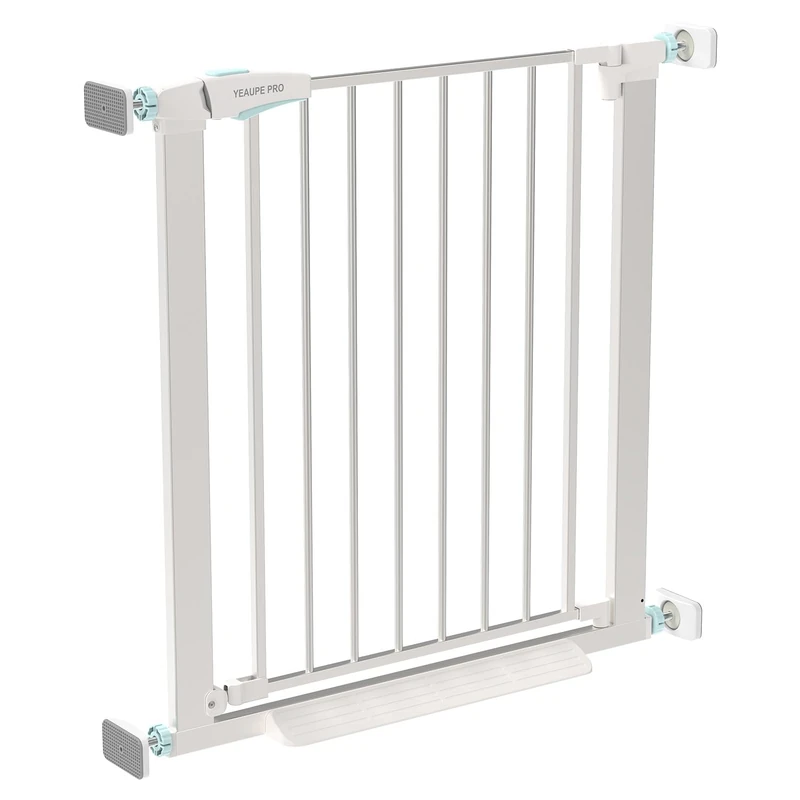 YEAUPE PRO Door Safety Gate for Babies, 96-100 cm, Stair Safety Gate No Drilling, Children's Door Gate, Dog Gate, Safety Gate Stairs and Door, Door Gate Dogs, Black - Image 1