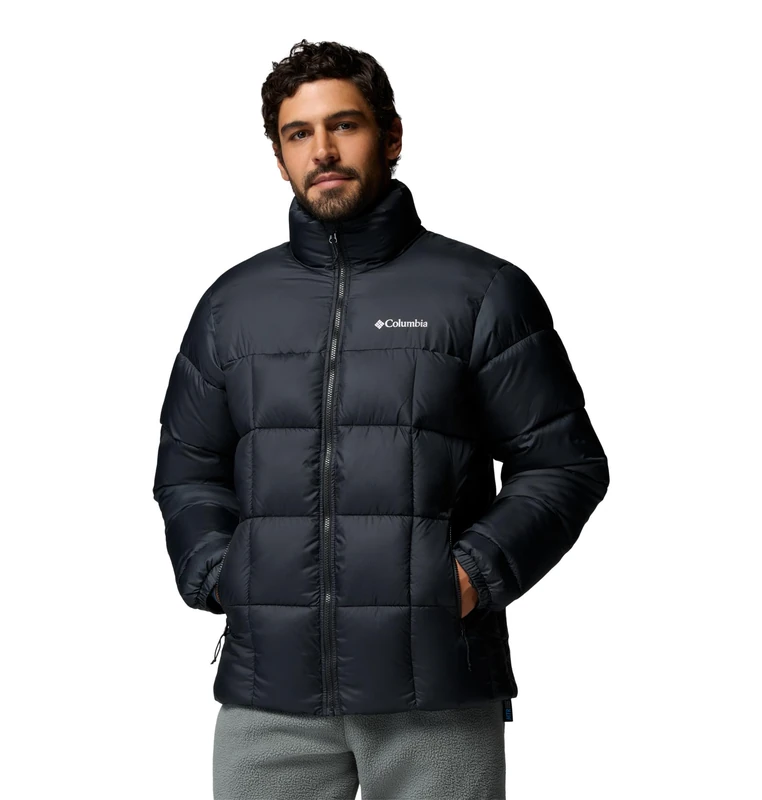 Columbia Men's Puffect 4 Jacket, Puffer Jacket, Black, Medium - Image 1