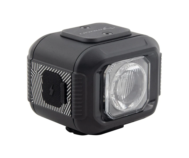 Moon Light the Way You Ride On Titan Mini Black 700 Lumens Front Bicycle Light, IPX7, Max Runtime 300 Hours