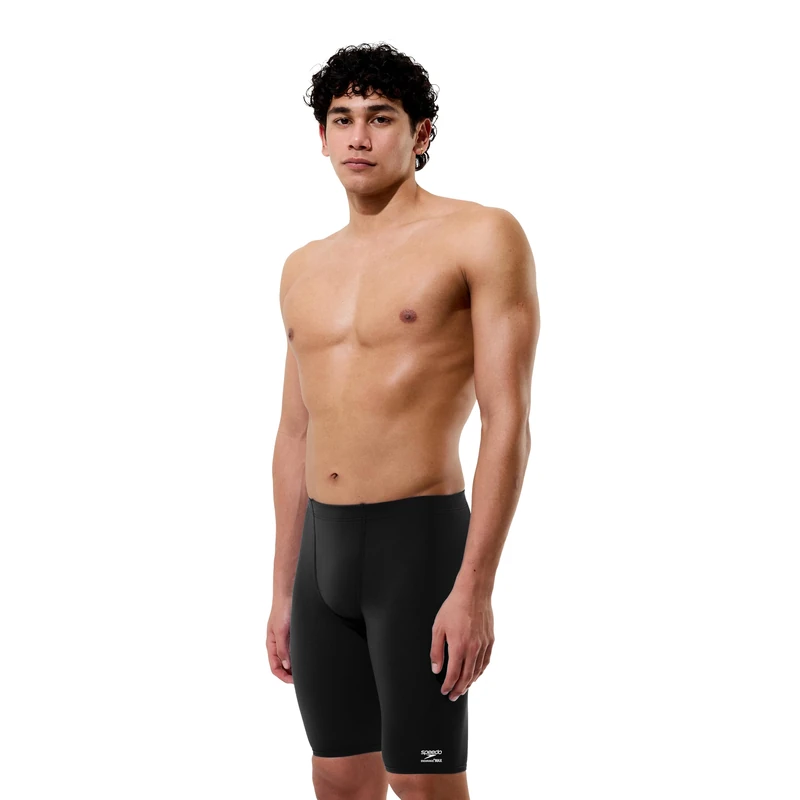 Speedo Men's Solid Endurancex Jammer, Team Black, 24