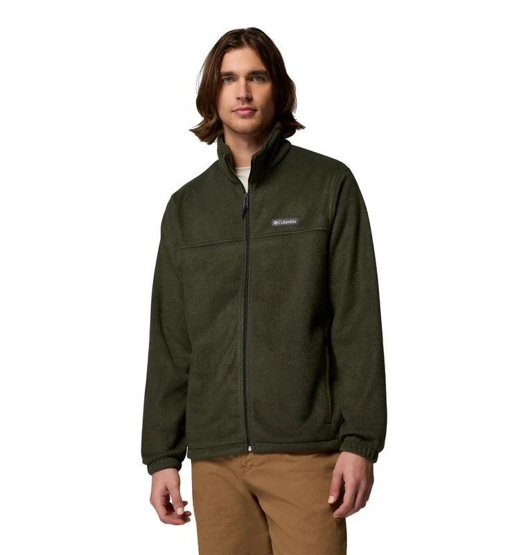 Columbia Men's Steens Mountain Full Zip 2.0, Full Zip Fleece Jacket, Greenscape, X-Large