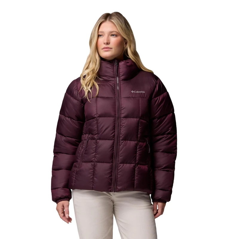 Columbia Women's Puffect 3 Full Zip Jacket, Puffer Jacket, Moonvista, Medium