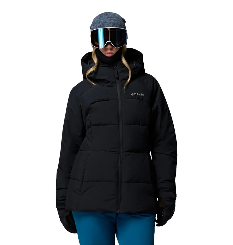 Columbia Women's Ava Alpine Puffer Jacket, Ski Jacket, Black, Medium