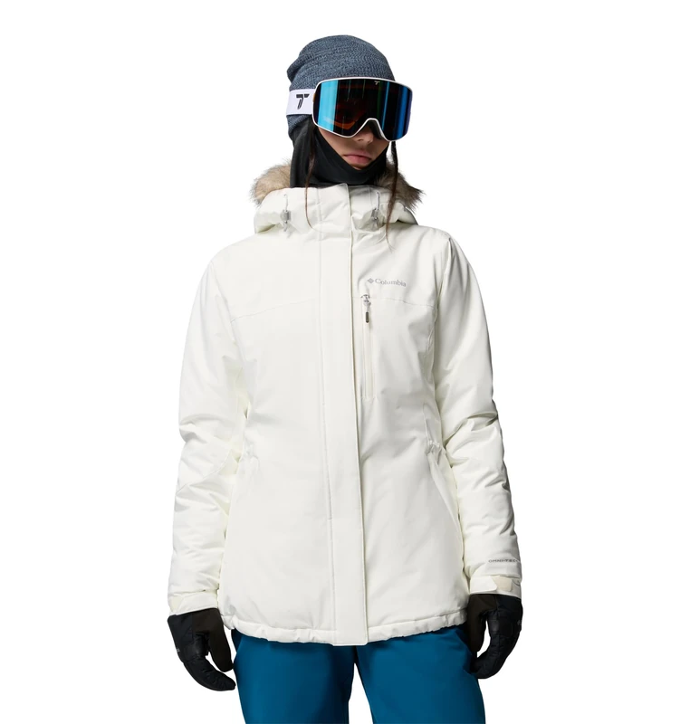 Columbia Women's Ava Alpine 2 Insulated Jacket, Ski Jacket, Sea Salt, X-Large