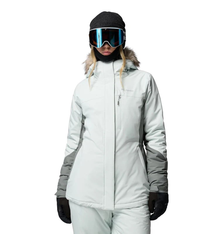 Columbia Women's Ava Alpine 2 Insulated Jacket, Ski Jacket, Tea Light/Sedona Sage, X-Small