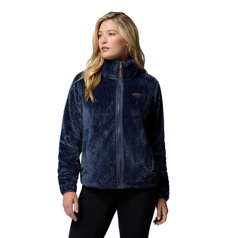 Columbia Women's Fire Side 2 Sherpa Full Zip, Full Zip Fleece Jacket, Nocturnal, XX-Large