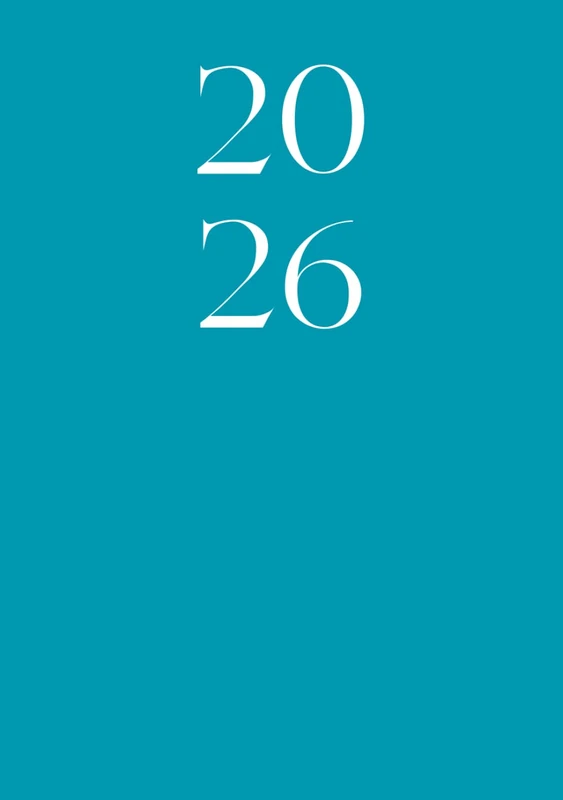 2026 Full-Color Hardcover Planner – 7x9” Basic Daily & Weekly Agenda with Monthly Calendars: Minimalist planning system with daily pages and, monthly calendars – Durable hardcover in full color.