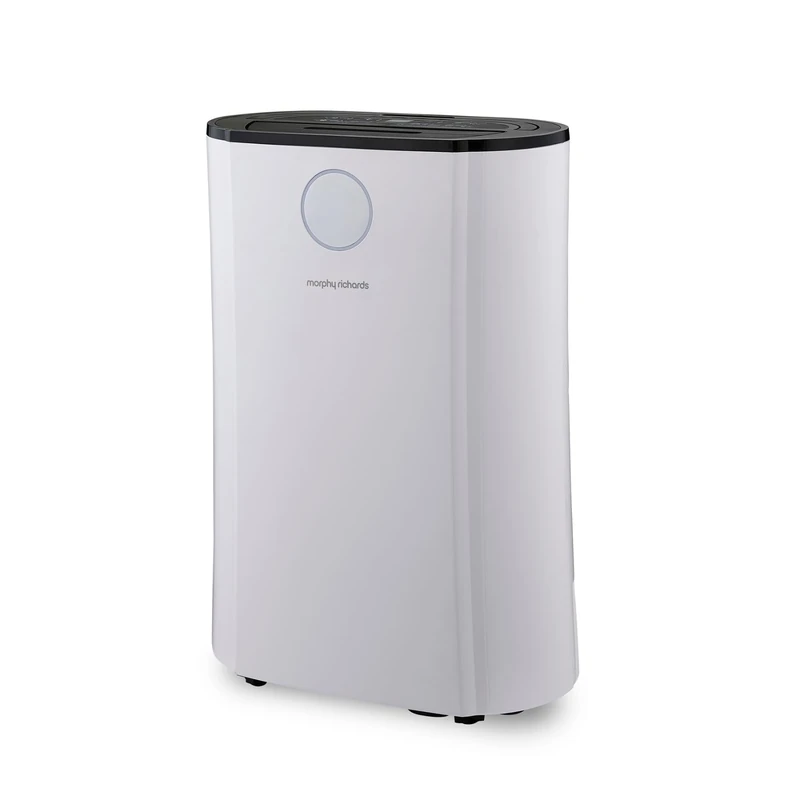 Morphy Richards PureFresh 12L/Day Dehumidifier, 24m2 Coverage, Laundry Mode, Extra Long 2m Cord, HEPA Carbon Filter, Low Noise, Premium Air Flow, Touch Control, Smart Function, Defrost, UV/Ion, 185w