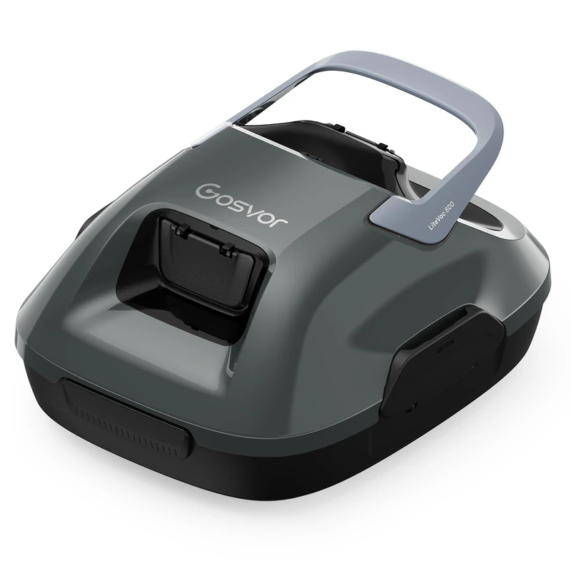 Wireless Pool Robot, Pool Vacuum Cleaner with 90 Minute Autonomy, Automatic Cleaning with Automatic Parking Function, Compact Pool Cleaner, Ideal for 80㎡